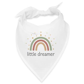 Kleiner Träumer-Regenbogenbogen - Bandana - Weiß - Vorne