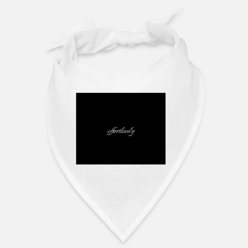 Effortlessly Elegant Script Typografie - Bandana - Weiß