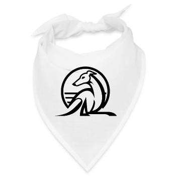 Galgo-Logo  - Bandana - Weiß - Vorne