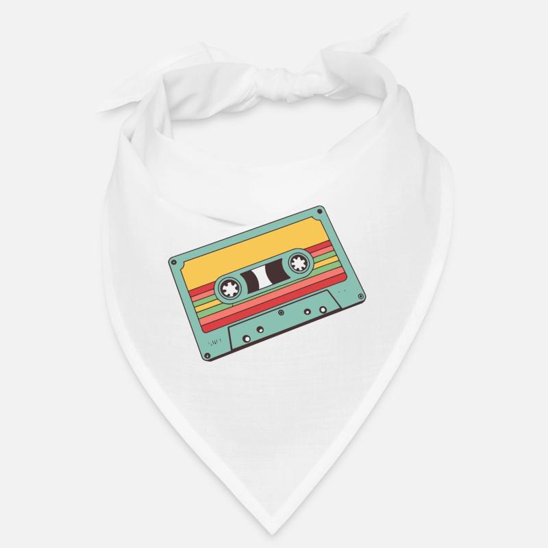 Retro Pastell Kassette Bandana