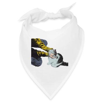 Glück - Bandana - Weiß - Vorne
