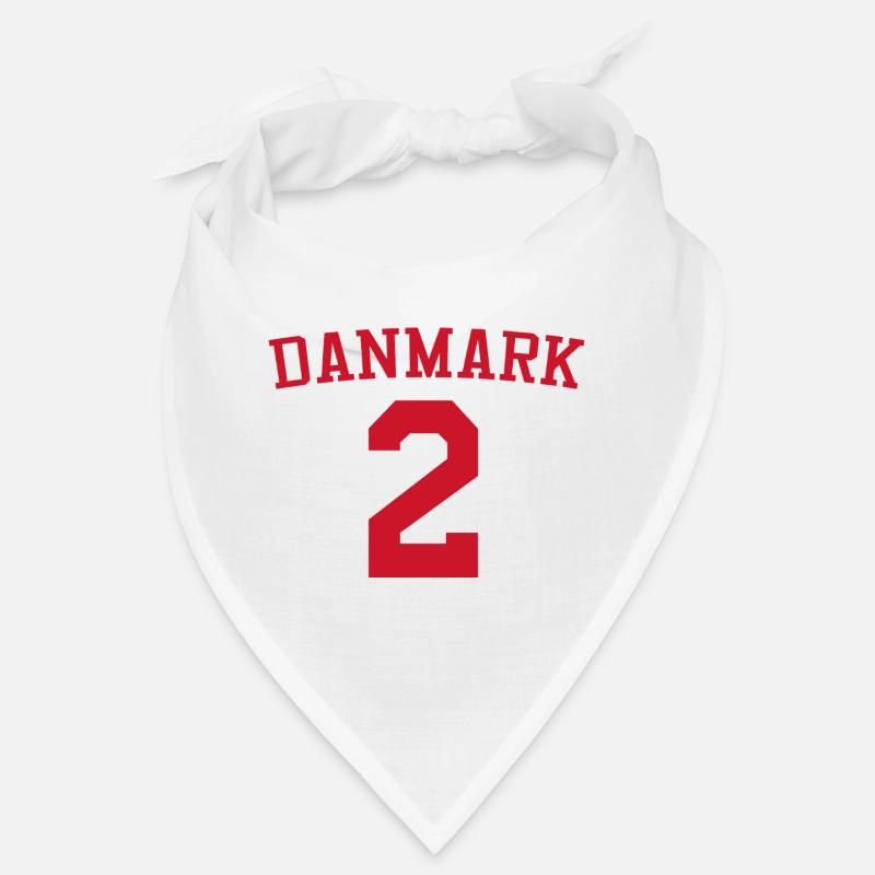 Danemark 2 – Conception de texte rouge Bandana