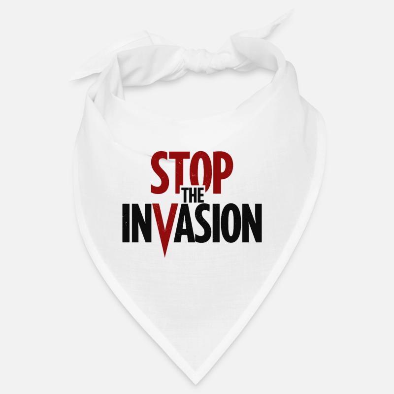 Stop The Invasion Against Aggression Bandana