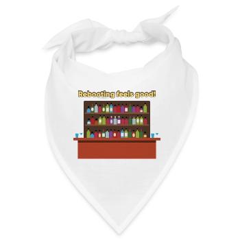 Bunte Bar Neustart - Bandana - Weiß - Vorne
