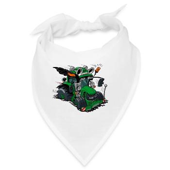 0968_Groene_Trekker_6630-V2 - Bandana - Weiß - Vorne
