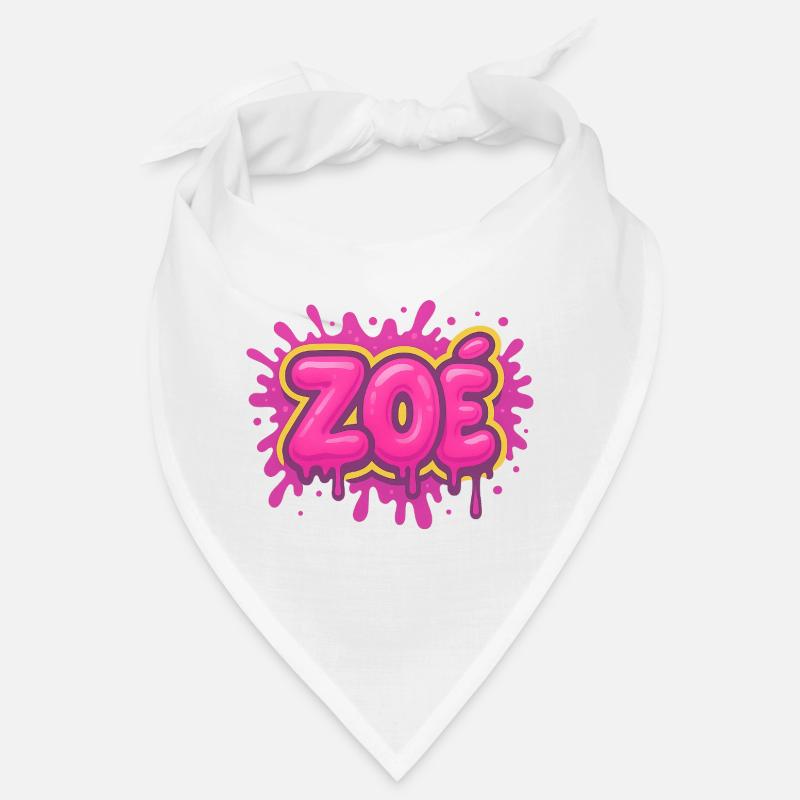 Graffiti Zoe Name Gift Ideal Printable Bandana