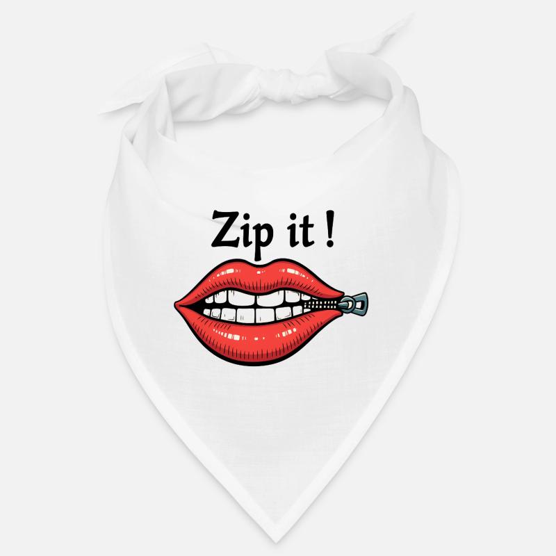 Zip It Lips Bandana