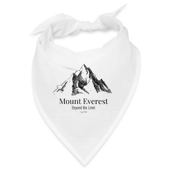 Mount Everest jenseits der Grenze - Bandana - Weiß - Vorne