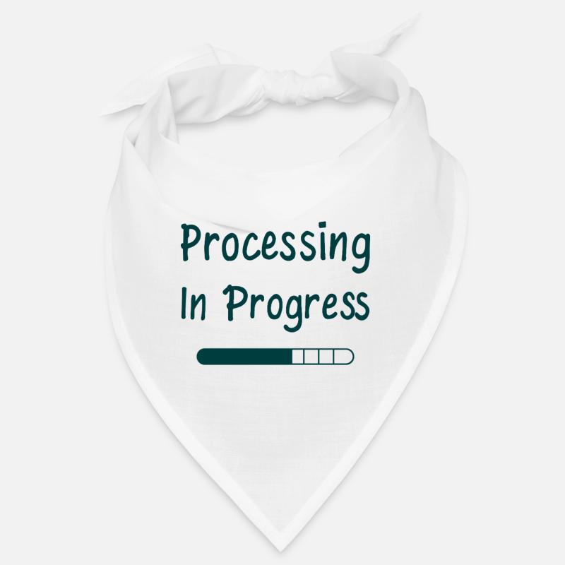 Processing In Progress Ladebalken Statement Bandana