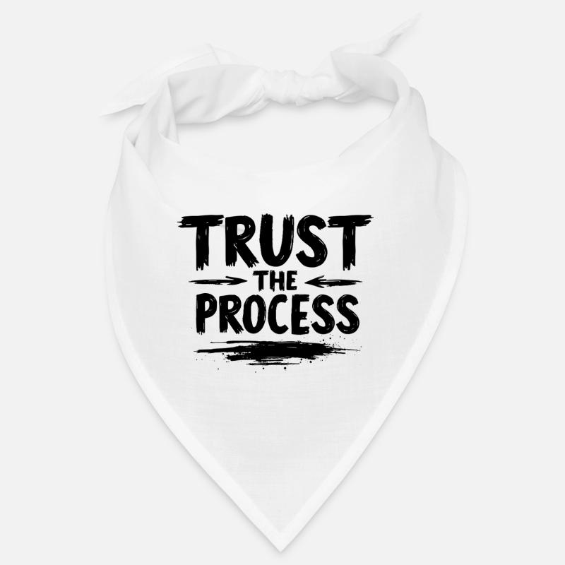 Faites confiance au processus : Lettrage avec graphisme flèche Bandana