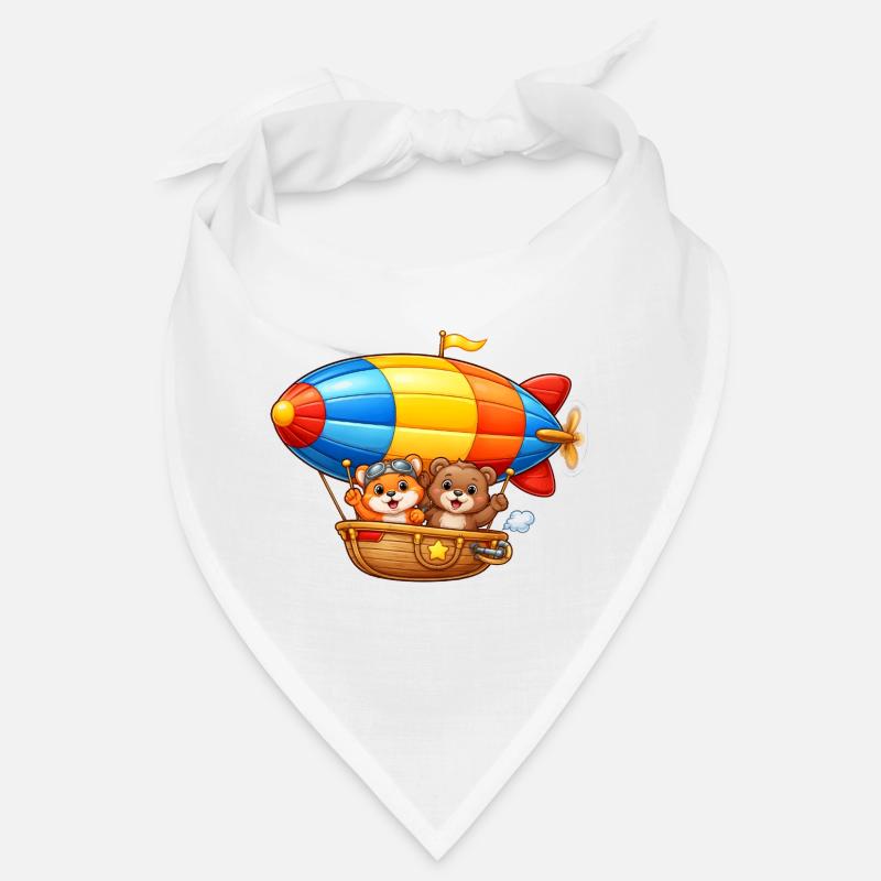 Zeppelin Animal Motif dirigeable de dessin animé Bandana