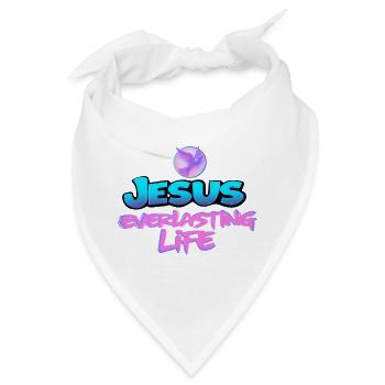 Jesus Everlasting Life Dove Christian Design - Bandana - Weiß - Vorne