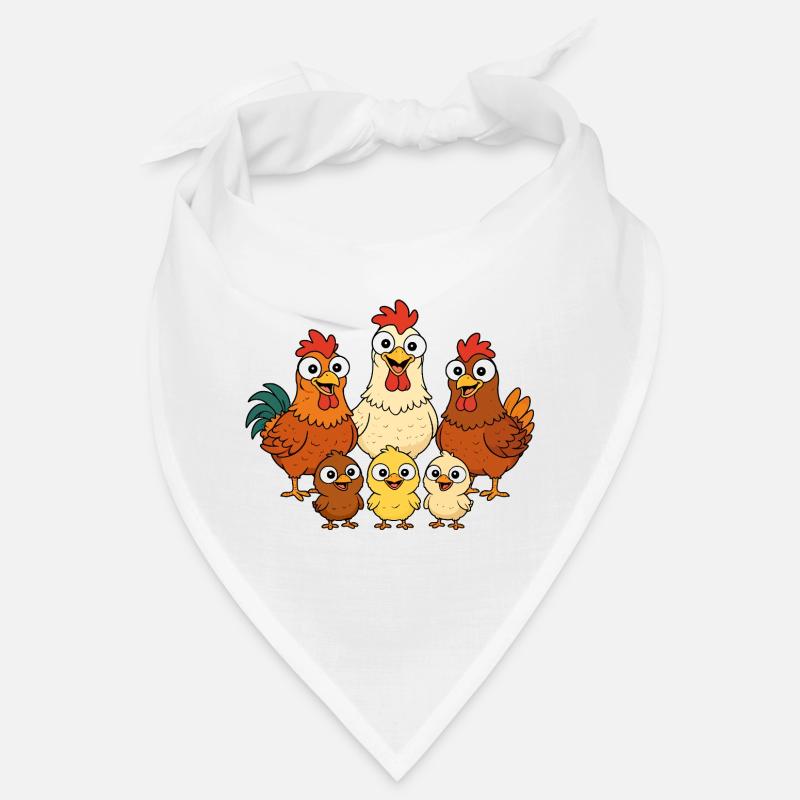 Chickens, roosters and chicks Bandana
