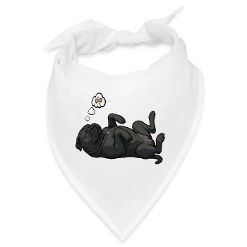Cane Corso Cane Corsos Corso halter Corso Besitzer - Bandana - Weiß - Vorne
