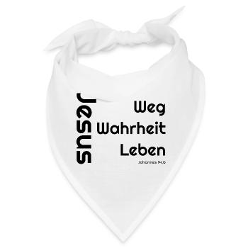 Weg der Wahrheit Leben - Bandana - Weiß - Vorne