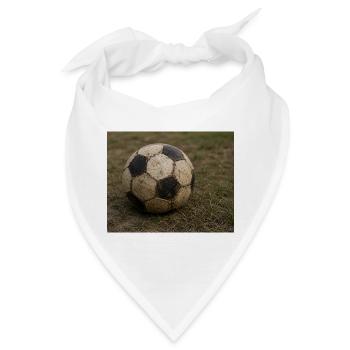 Fußball im Feldrand - Bandana - Weiß - Vorne