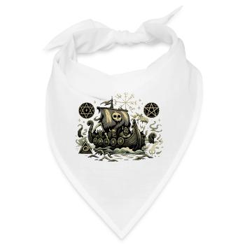 Nachtwind Piraten-Geisterschiff - Bandana - Weiß - Vorne