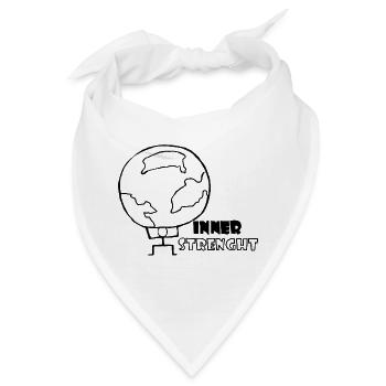 inner strength - Bandana - Weiß - Vorne