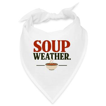 Soup Weather Herbst Shirt - Bandana - Weiß - Vorne