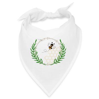 Bee - Bandana - Weiß - Vorne