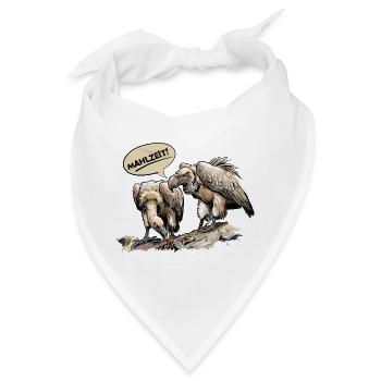 Mahlzeit Geierduo - Bandana - Weiß - Vorne