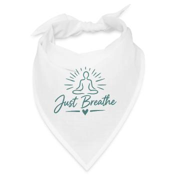  Yogasitz Achtsankeit Entspannung - Bandana - Weiß - Vorne