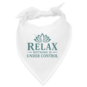 Relax Lotusblüte Control - Bandana - Weiß - Vorne