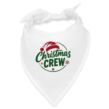 Weihnachts Crew Logo - Bandana - Weiß - Vorne