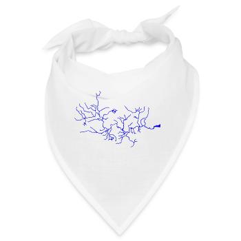 Themse - Fluss - England - Blitz - Gewitter - Bandana - Weiß - Vorne