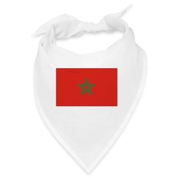 Marokko - Bandana - Weiß - Vorne