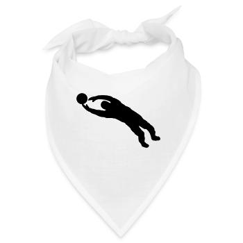 Torwart - Bandana - Weiß - Vorne