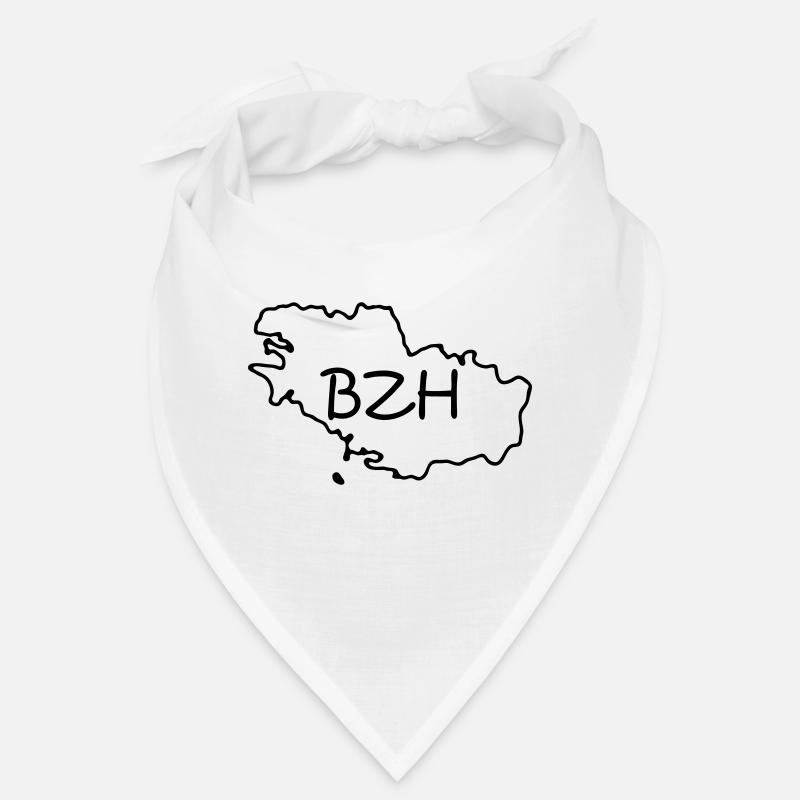 bretagne - Bandana - blanc