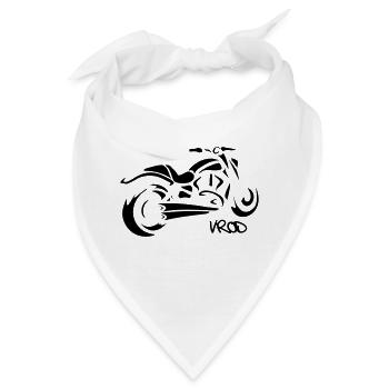 hd vrod - Bandana - Weiß - Vorne