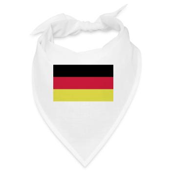 Deutschland - Bandana - Weiß - Vorne