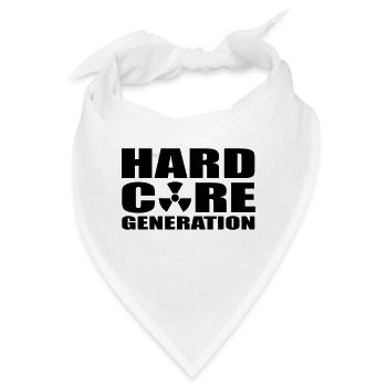 Hardcore Generation Radioactive DE - Bandana - Weiß - Vorne