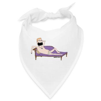 ziehen mich wie titanic - Bandana - Weiß - Vorne