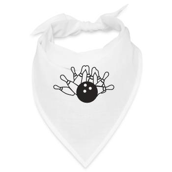 Bowling - Bandana - Weiß - Vorne