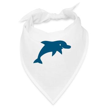 delphins - Bandana - Weiß - Vorne