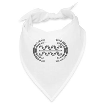 MARAS-Schutzkristall Strahlung / Elektrosmog - Bandana - Weiß - Vorne