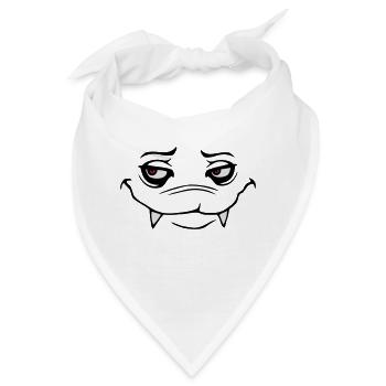 monster - Bandana - Weiß - Vorne