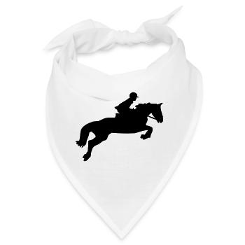 Springpferd - Bandana - Weiß - Vorne