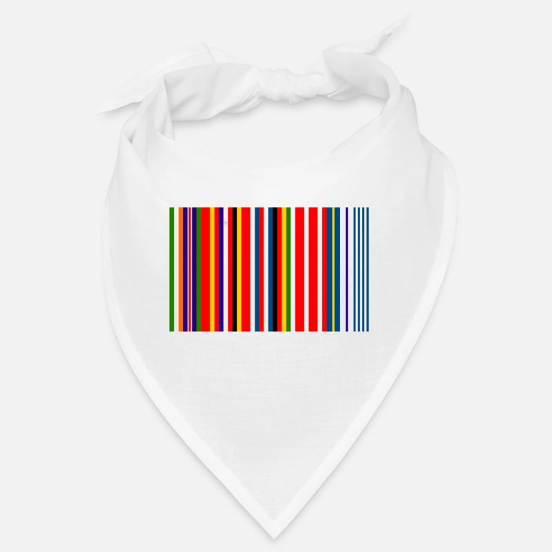 Europe Barcode Flag Bandana