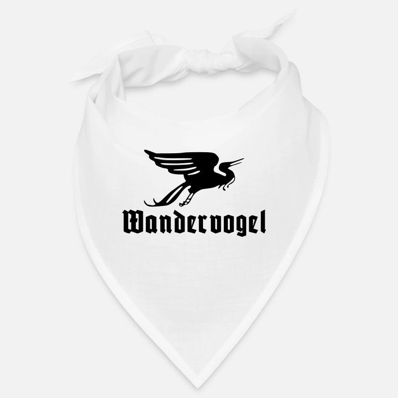 Wandervogel text - Bandana - blanc