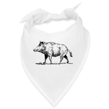 pig69 - Bandana - Weiß - Vorne
