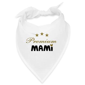 Premium Mami - Bandana - Weiß - Vorne