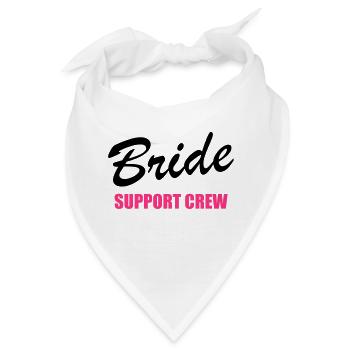 Bride Support Crew 2clr - Bandana - Weiß - Vorne