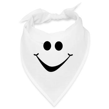 smiley1 - Bandana - Weiß - Vorne