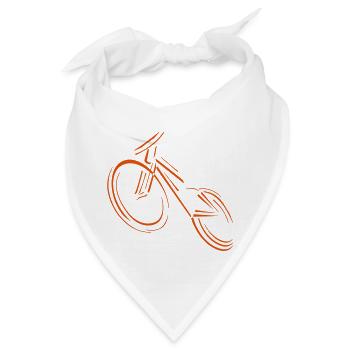 rad - Bandana - Weiß - Vorne