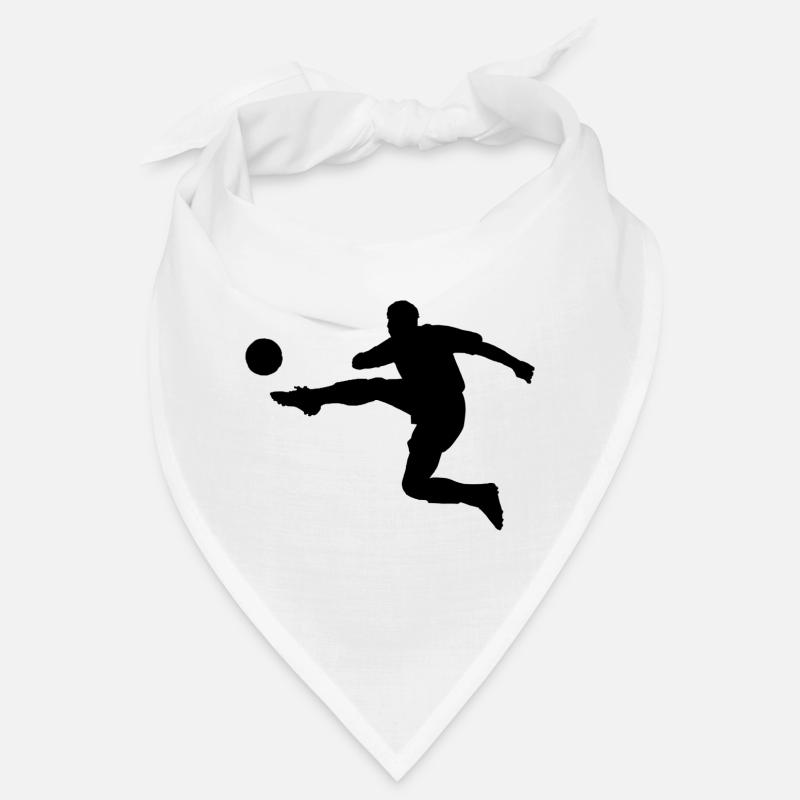 fußball - Bandana - Weiß