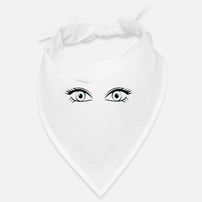 Auge - Bandana - Weiß